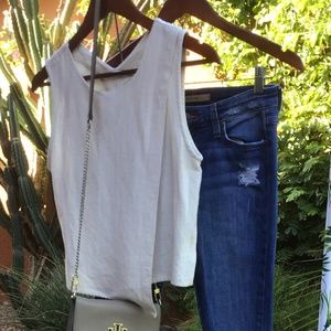 NWOT Priory Linen Top Size Small